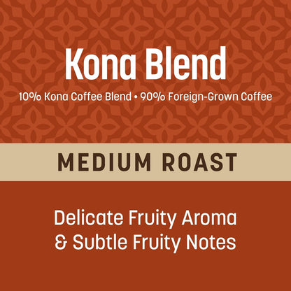 Kona Blend Single Serve Coffee Pods, Medium Roast, 24Ct | Compatible with Keurig Coffee Pod Brewers, 100% Arabica Coffee, Convenient Single Serve Brewing, Fresh Brew in Every Cup3