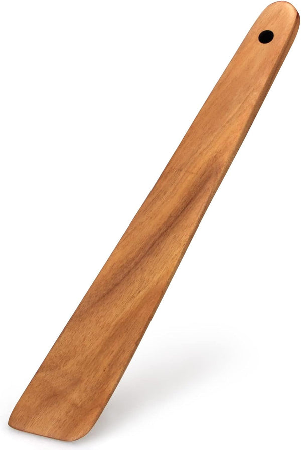 Teak Wooden Spatula for Cooking Spoon Non Toxic Kitchen Utensil Spurtle1