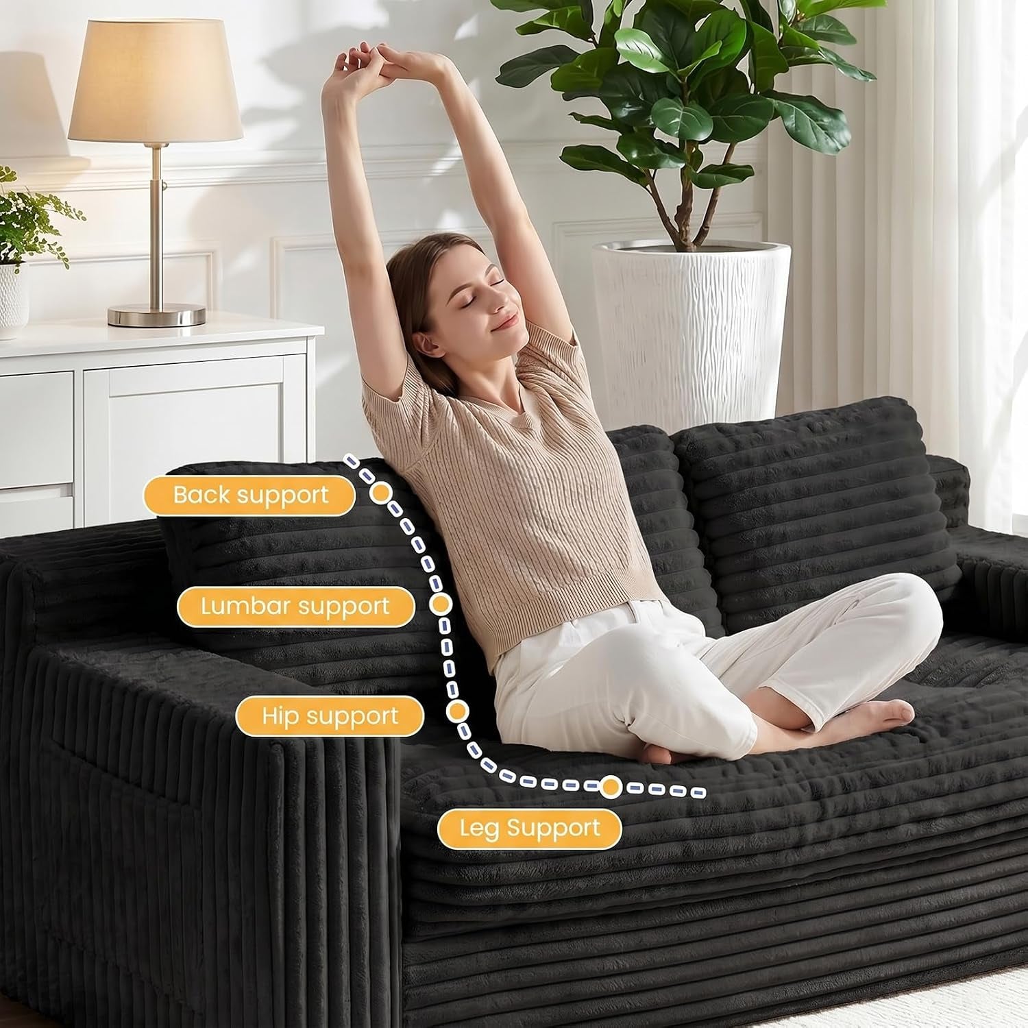 boneless-couch-cloud-loveseat-sofa-corduroy-couch-in-a-box-upholstered-boneless-3-seater-couch-for-living-room-bedroom-office-apartment-no-assembly-required-black
