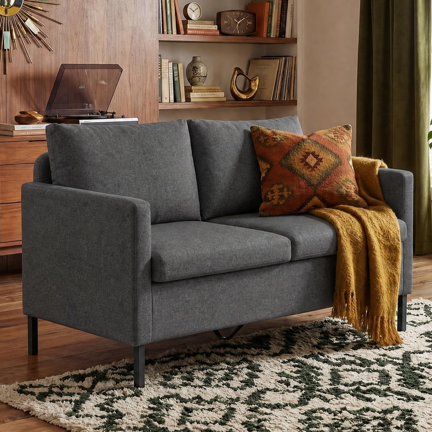 51-dark-grey-small-couch-loveseat-2-seater-linen-sofa