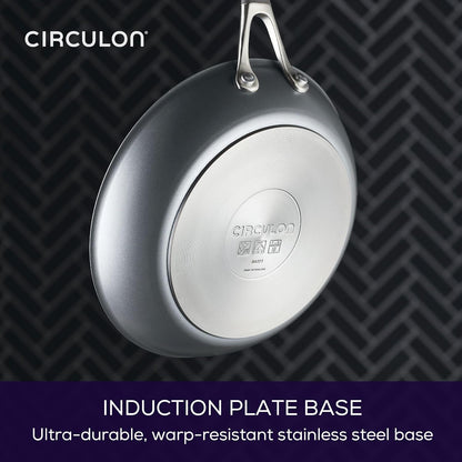 A1 Series with Scratchdefense Nonstick Induction 8.5-Inch and 10-Inch Frying Pan Set, Induction Cookware, 2-Piece, Graphite7