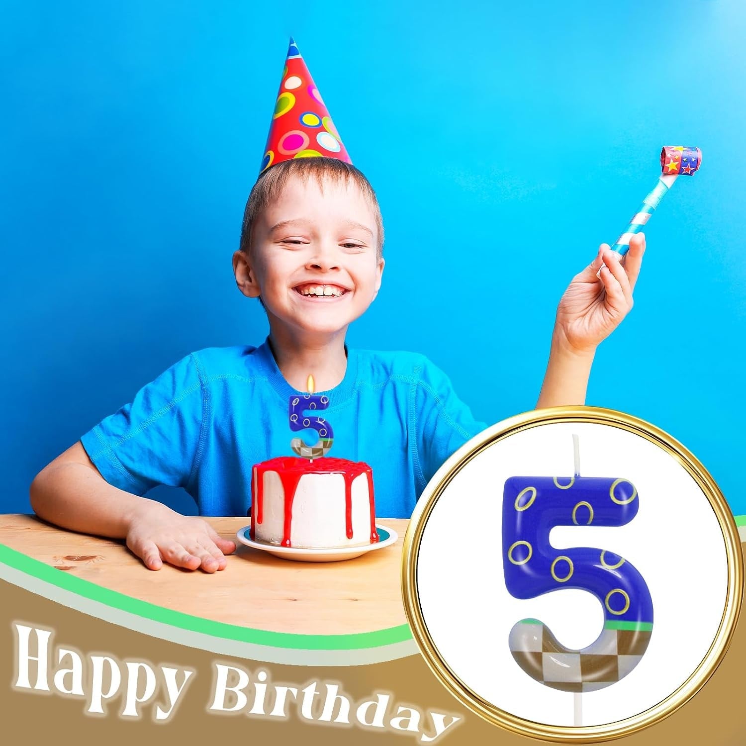golden-rings-blue-number-5-candle-hedgehog-birthday-decorations