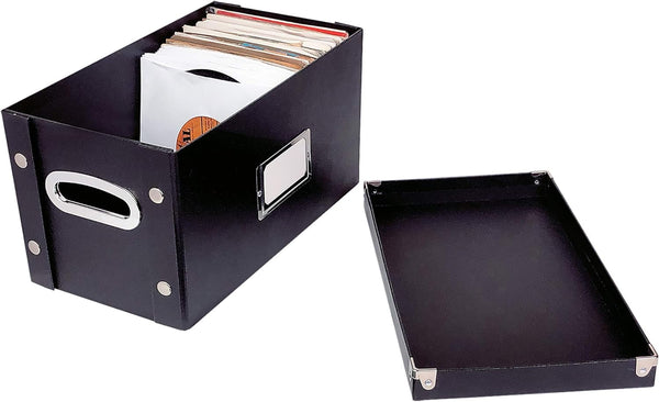 7 Inch Vinyl Record Storage Box, 1-Pack, Holds 75 Lps per Box4