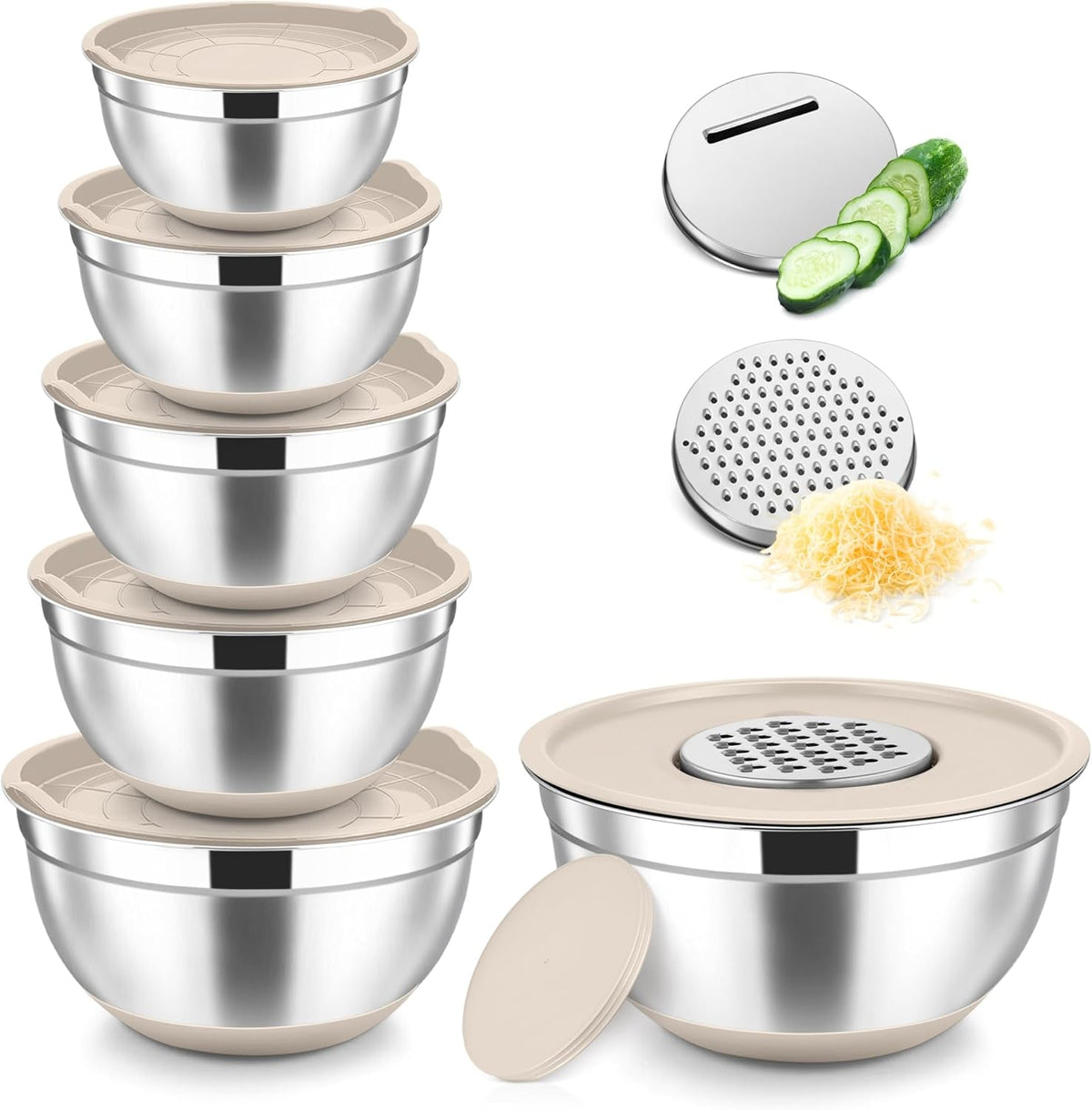 mixing-bowls-stainless-steel-salad-bowl-with-lid-graters-khaki