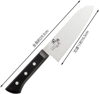 AB5420 Santoku Knife, Seki Magoroku, Stainless Steel, 6.5 Inches (165 Mm), Dishwasher Safe, Made in Japan3