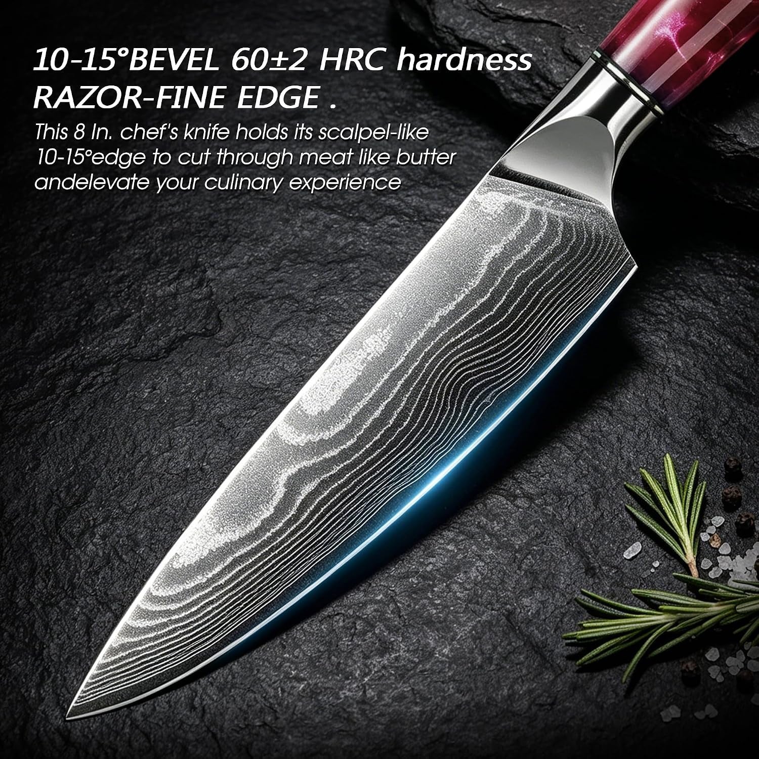 damascus-high-carbon-chefs-knife-ergonomic-handle8in-red-resin