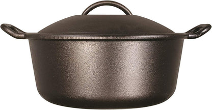 BOLD Pre-Seasoned Cast Iron Dutch Oven with Lid, 7 Quart | Exclusive BOLD Design-Forward 7 Quart Dutch Oven with Lid & Dual Handles for Oven, Stove, Grill & Campfire2