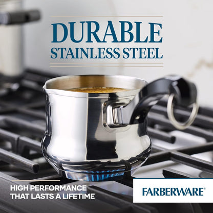Classic Series Stainless Steel Butter Warmer, Melting Pot, Milk Warmer Pot6