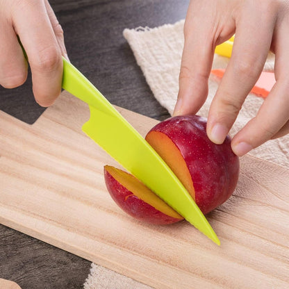 48 Pcs Kid Cooking Kitchen Knife Set, Plastic Serrated Edges Children'S Safe Nylon Knives for Cutting Fruit Bread Cake Salad Lettuce Kids Cooking Supply6