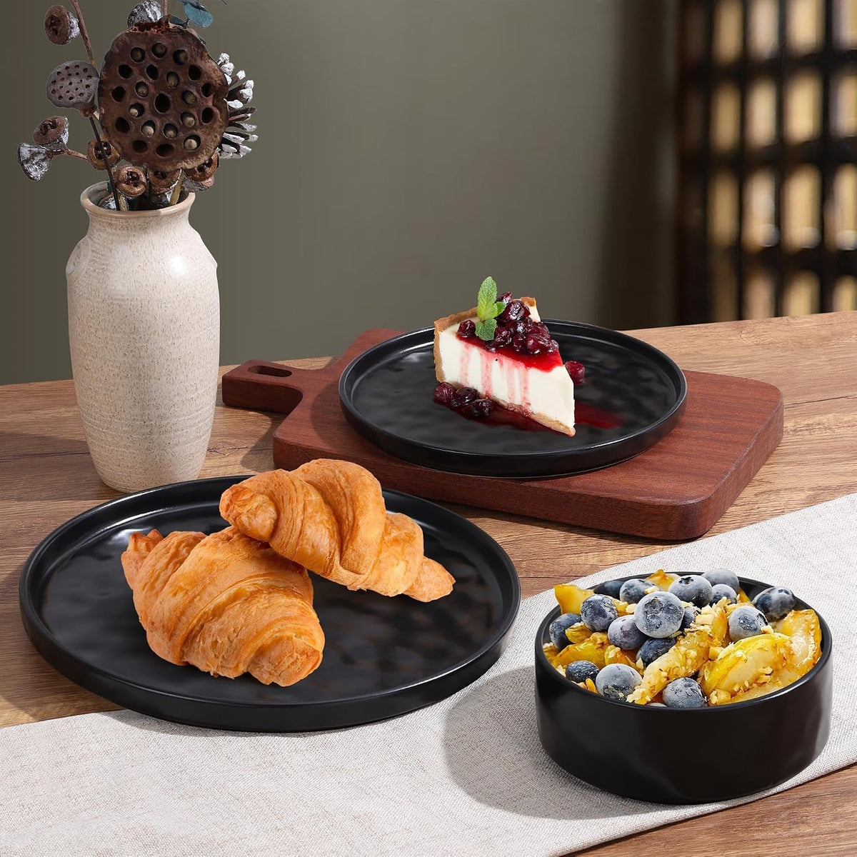 12-pieces-stoneware-dinnerware-set-for-4-obsidian-matte-black