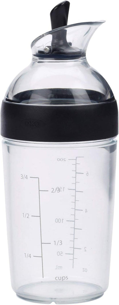 OXO Good Grips Little Salad Dressing Container with Measurement Markings | Leak-Proof Seal, Meal Prep Friendly, Salad Accessory, Salad Dressing Bottle, Easy to Store Sauces & Marinades1