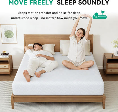6 Inch Full Size Mattress, Full Mattress in a Box with Memory Foam, Medium | Pressure Relief, Comfort Sleep, Balanced Support, Motion Isolation3