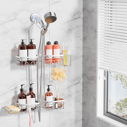 Shower Caddy Hanging, Shower Organizer over Handheld Showerhead8