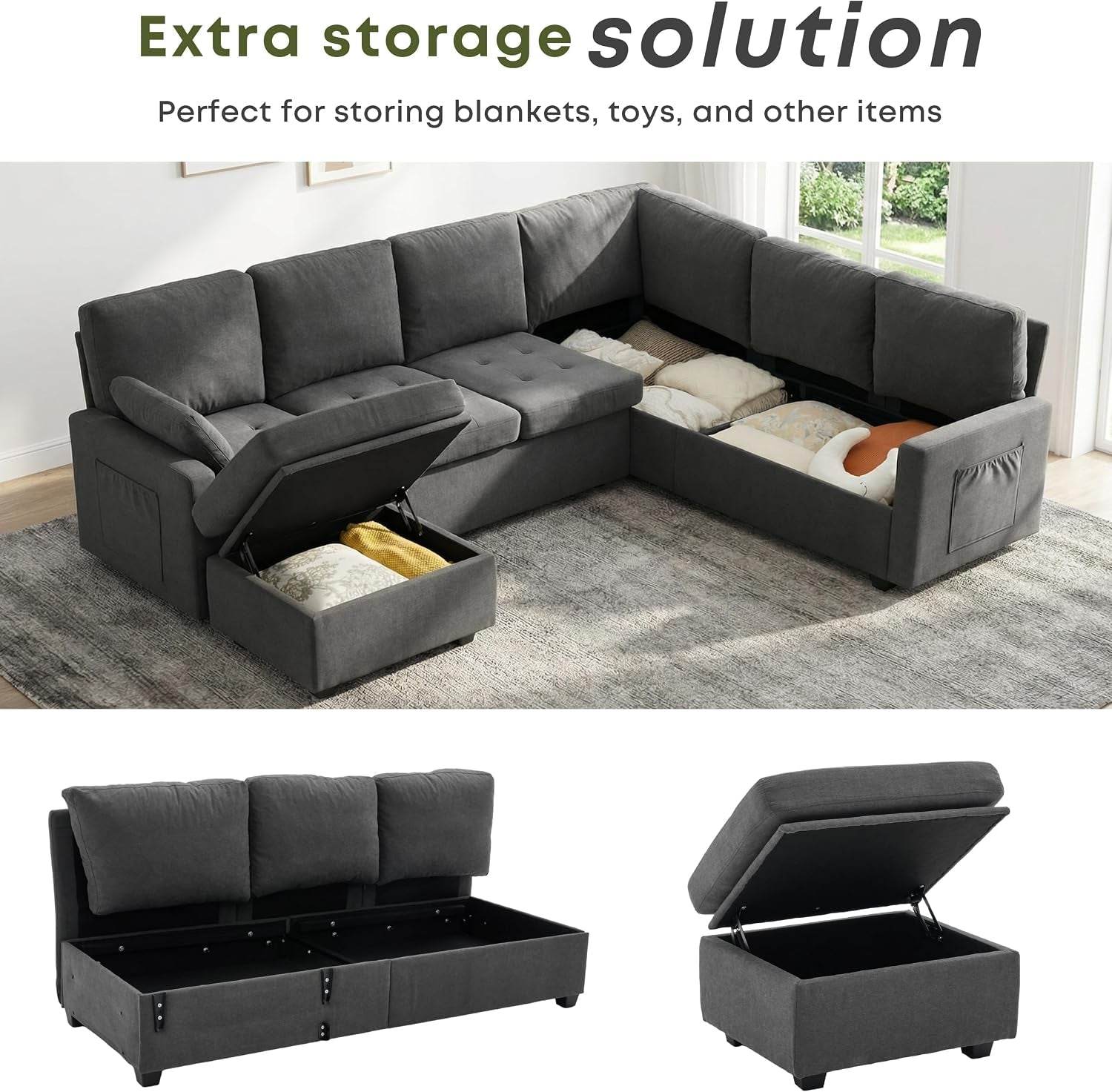 105-u-shape-sleeper-sofa-with-storage-large-7-seat-modular-sectional-with-removable-covers-pull-out-couch-bed-for-living-room-dark-grey