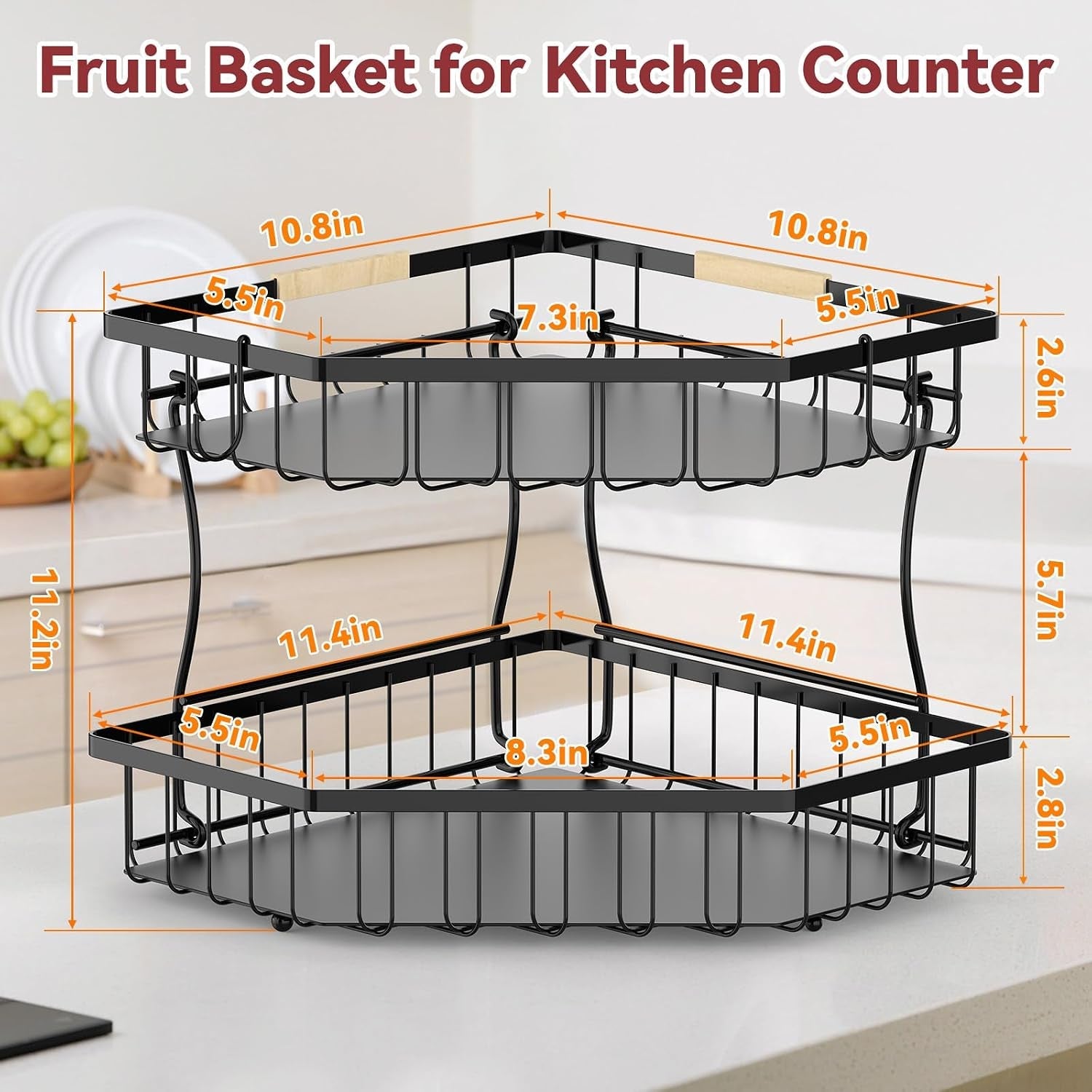 2-tier-fruit-basket-for-kitchen-counter-with-2-banana-hangers-for-corner-detachable-metal-fruit-bowl-with-wooden-handle-large-capacity-fruit-stand-for-bread-fruit-and-vegetable-storage-black
