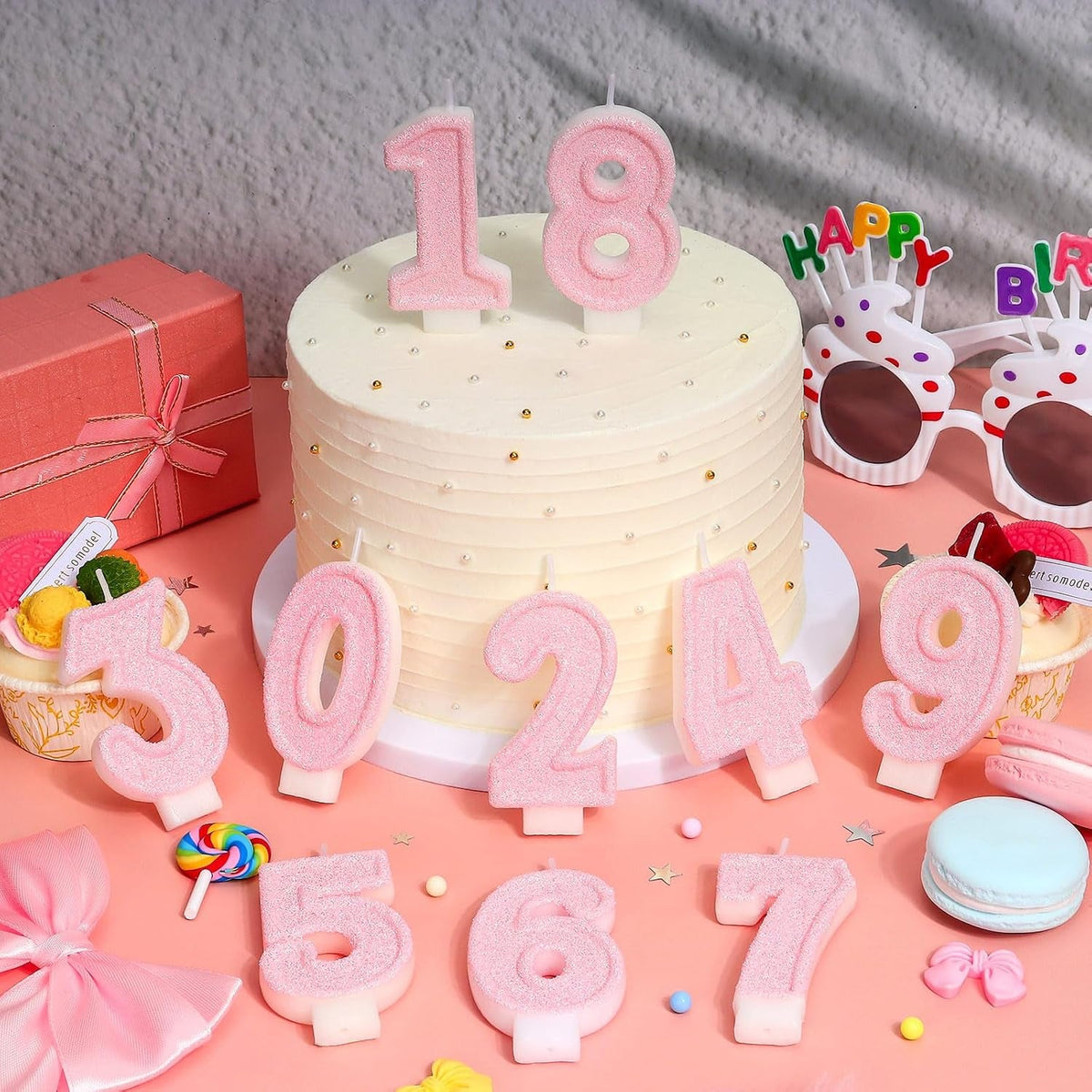 cute-number-1-birthday-candle-glitter-pink-number-candles-first-birthday-cake-topper-decoration-party-supplies-anniversary-celebrations