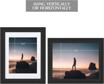 14X18 Picture Frame - Matted for 11X14 Photo Black5