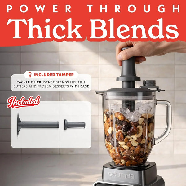 Countertop Blender – 8 Blend Programs, 4 Speeds, Pulse and Manual Mode, 56Oz Pitcher, Digital Display with Integrated Timer, Round-Plated Tamper, Dishwasher-Safe Parts6