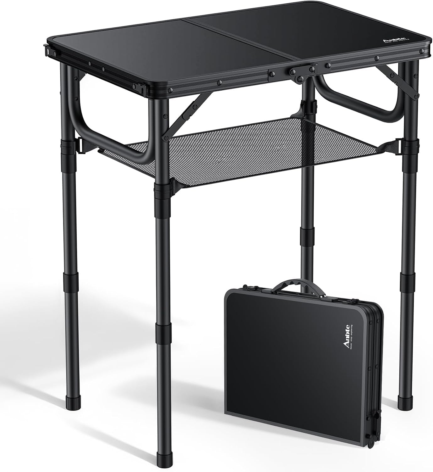folding-camping-table-24x-16-adjustable-height-small-folding-table-with-storage-net-aluminum-compact-folding-table-lightweight-portable-table-for-outdoor-travel-cooking-picnic-pure-black