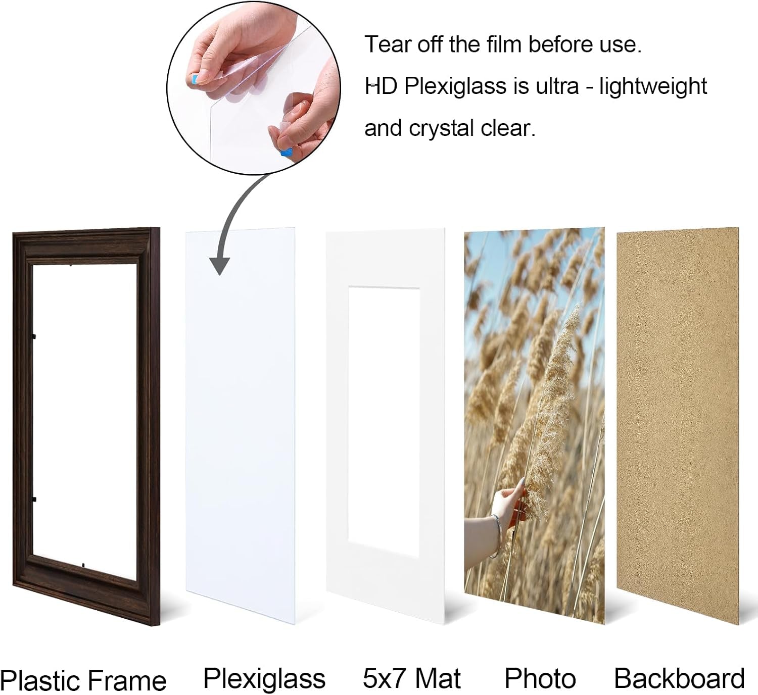 8x10-picture-frames-set-of-2-vintage-photo-frames-rustic-brown