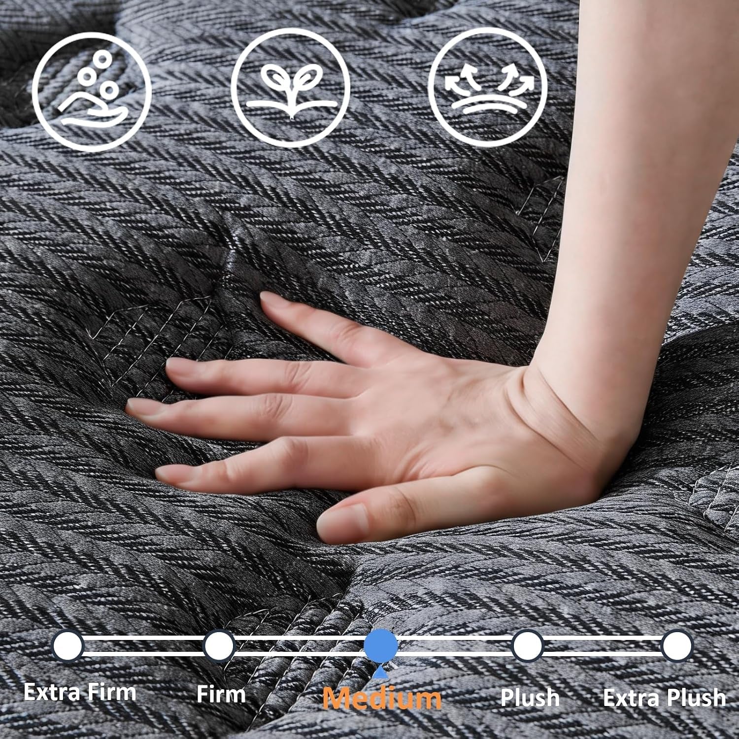queen-size-mattress-12-inch-hybrid-mattress-in-a-box-individually-pocket-springs-medium-firm-feel-for-pressure-relief-breathable-comfort-certipur-us-certified