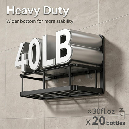 6 Pack Shower Caddy - Stainless Steel Shower Shelf for inside Shower3