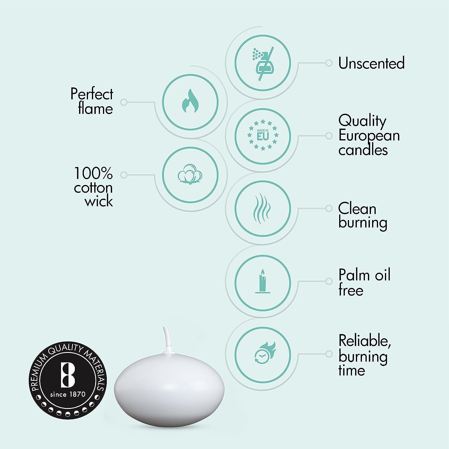 white-floating-candles-1-75-inch-20-pack-candle-set-4-5-hours-burn-time-premium-european-quality-smokeless-dripless-smooth-flame-100-cotton-wick-beach-wedding-party-accessory