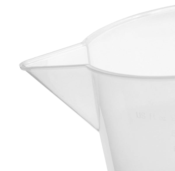Measuring Jug, 5000Ml (5 Liter) - Short Form - Polypropylene Plastic - Molded Graduations - Chemical Resistant, Autoclavable - Handle for Convenient Lifting - Pitcher, Large Measuring Cup4