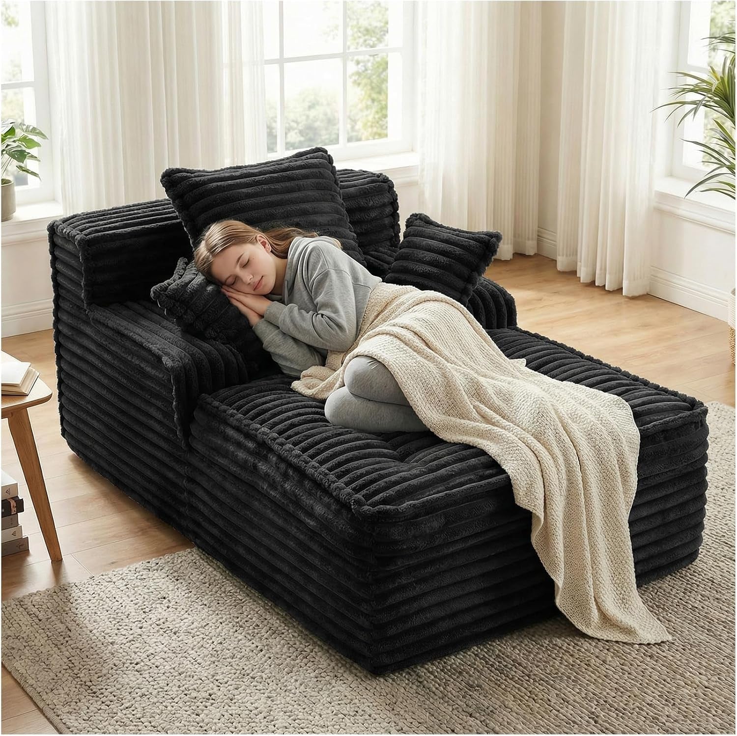 57-boneless-chaise-lounge-chair-indoor-corduroy-small-sleeper-sofa-bed-with-3-pillows-wide-armrest-fluffy-comfy-chase-lounge-indoor-compression-boneless-couch-for-living-room