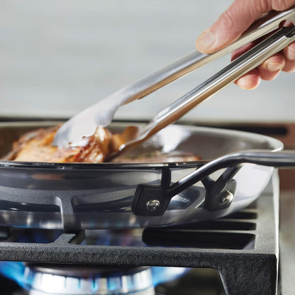 Kitchenaid 5-Ply Clad Polished Stainless Steel Fry Pan/Skillet, 12.25 Inch10
