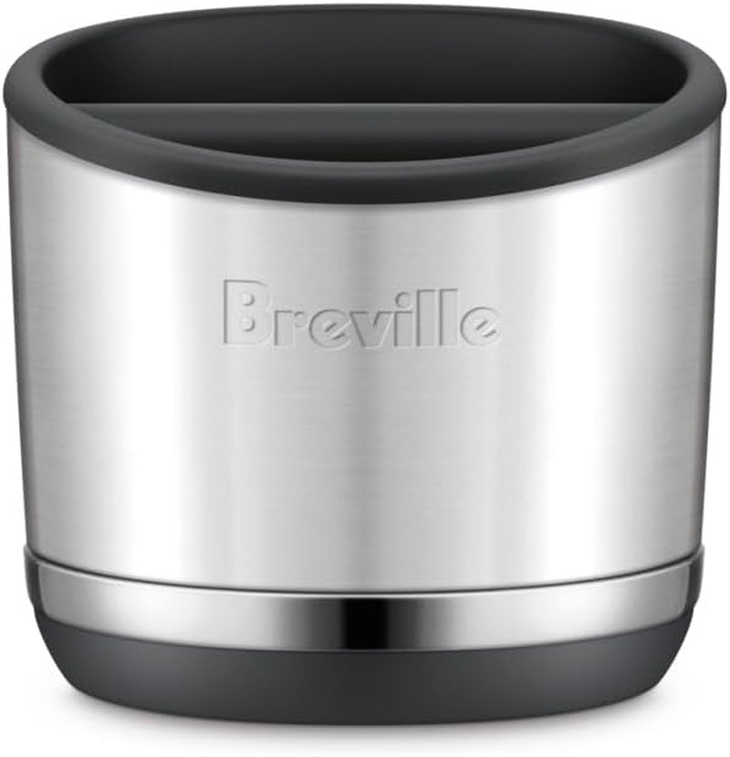 breville-bea501bss-knock-box-10-espresso-accessory-brushed-stainless-steel-upgrade-your-coffee-bar-with-this-durable-and-easy-to-clean-knock-box-featuring-a-removable-bar-10-puck-capacity