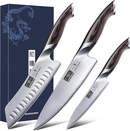 3 Pieces Knife Set, Professional Japanese Kitchen Knife Set1