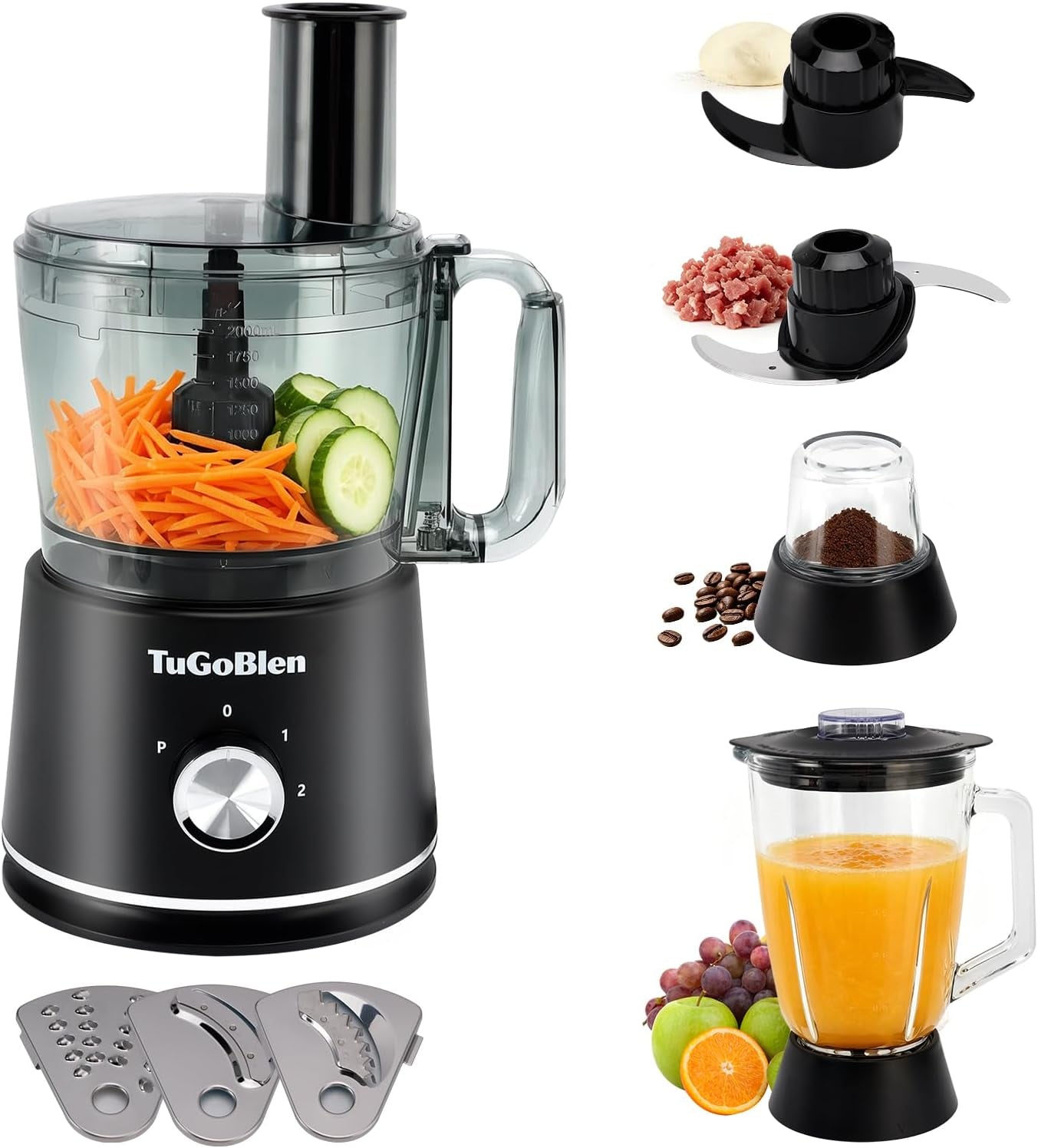 10-cup-food-processor-glass-blender-and-grinder-5-food-blades-kneading-chopping-shredding-slicing-french-fry-blades-for-vege-fruits-meats-beans