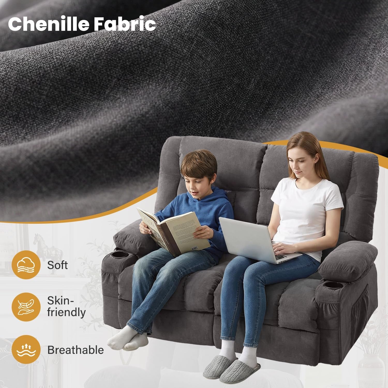 recliner-loveseat-with-cup-holders-for-living-room-2-seat-manual-loveseat-recliner-with-side-pocket