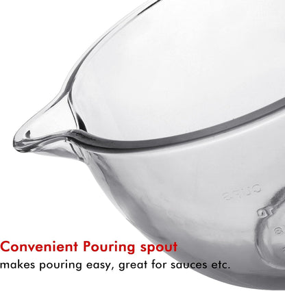 Glass Mixing Bowl 5 QT for Kitchenaid 4.5 and 5 Quart Tilt-Head Stand Mixers3