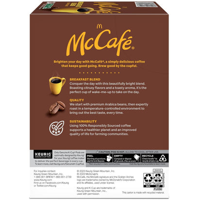 Breakfast Blend Coffee, Keurig Single Serve Keurig K-Cup Pods, Light Roast, 96 Count (4 Packs of 24)14