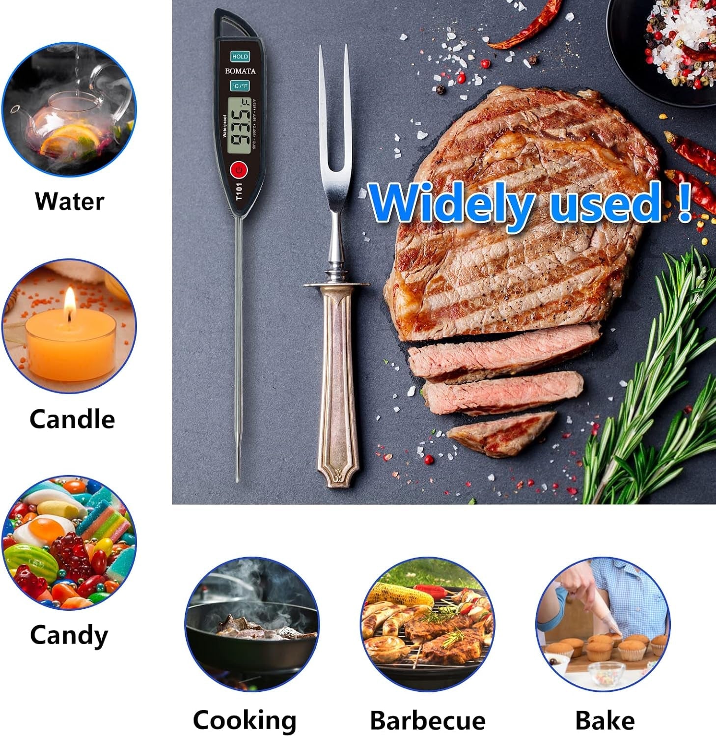 digital-water-thermometer-for-liquid-meat-cooking-ipx7-waterproof-instant-read-food-thermometer-5in-long-probe-for-candle-water-meat-bbq-t101-black-color