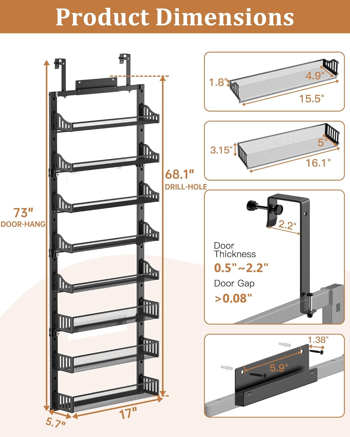 8-tier-over-the-door-pantry-organizer-large-metal-door-spice-rack-with-adjustable-basket-2-in-1-wall-mount-or-hanging-heavy-duty-pantry-door-storage-shelf-for-kitchen-and-bathroom-black