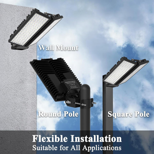 200W LED Parking Lot Light, 28000LM 6500K Outdoor Spot Lights3