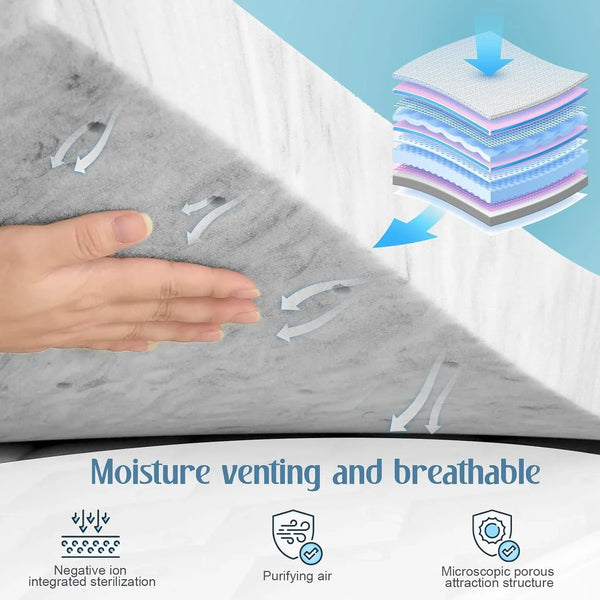 Memory Foam Mattress Topper Twin XL, Cooling Breathable 3 Inch Twin XL Mattress Topper for College Dorm with Certipur-Us Certified, Extra Long XL Single Bed Pad Dorm Room Essentials2