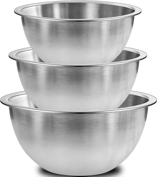 Stainless Steel Bowls, Metal Mixing Bowl Set of 31