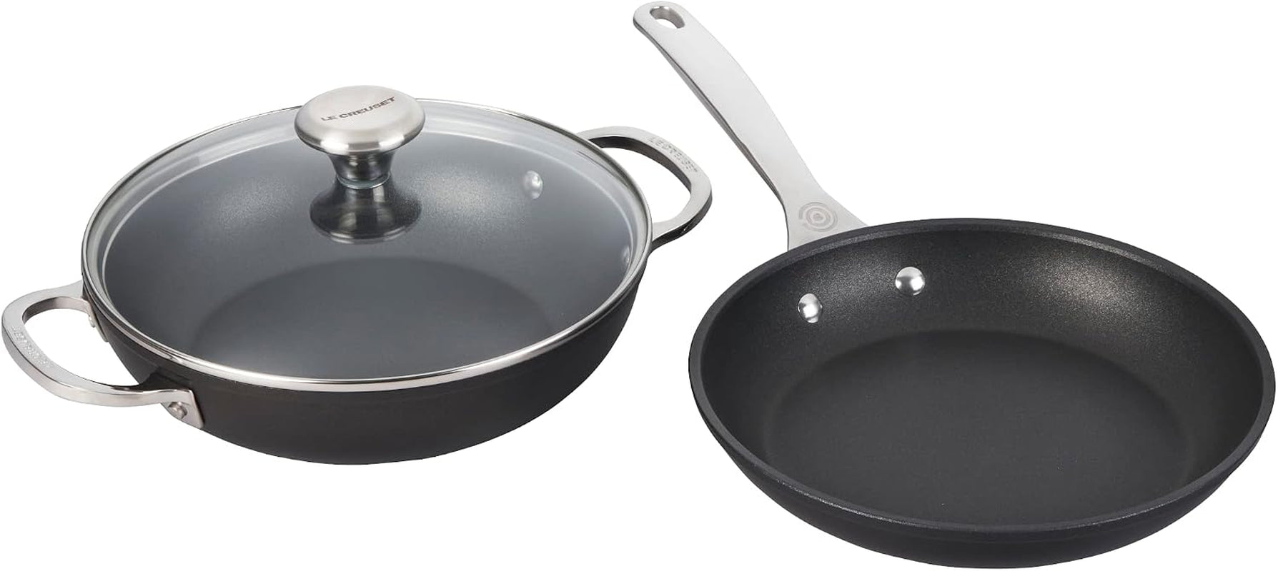 le-creuset-toughened-non-stick-pro-cookware-set-3pc-9-5-fry-pan-and-2-5-qt-braiser-with-glass-lid