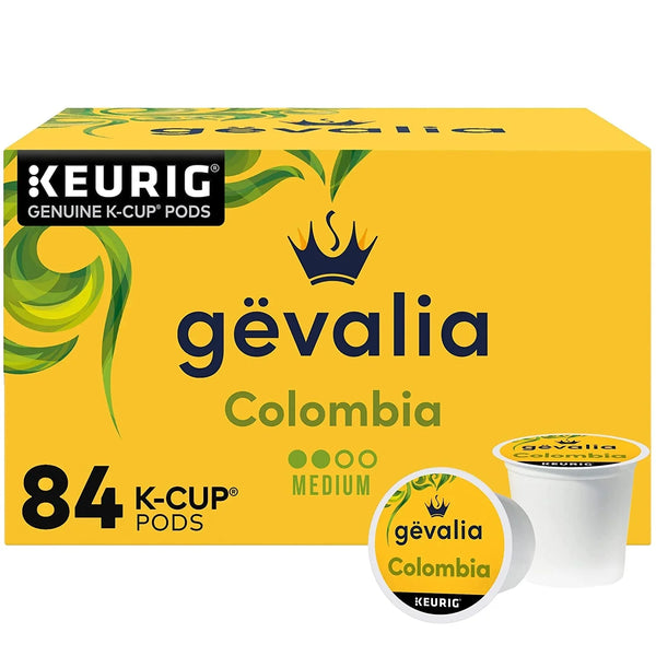 K-Cup® Coffee Pods, 84 Ct Box, Colombia, 84 Ct Box | Colombian Coffee Pods, 100% Arabica from Colombia, Keto-Friendly & Great for a Low-Carb Lifestyle, Medium Roast1