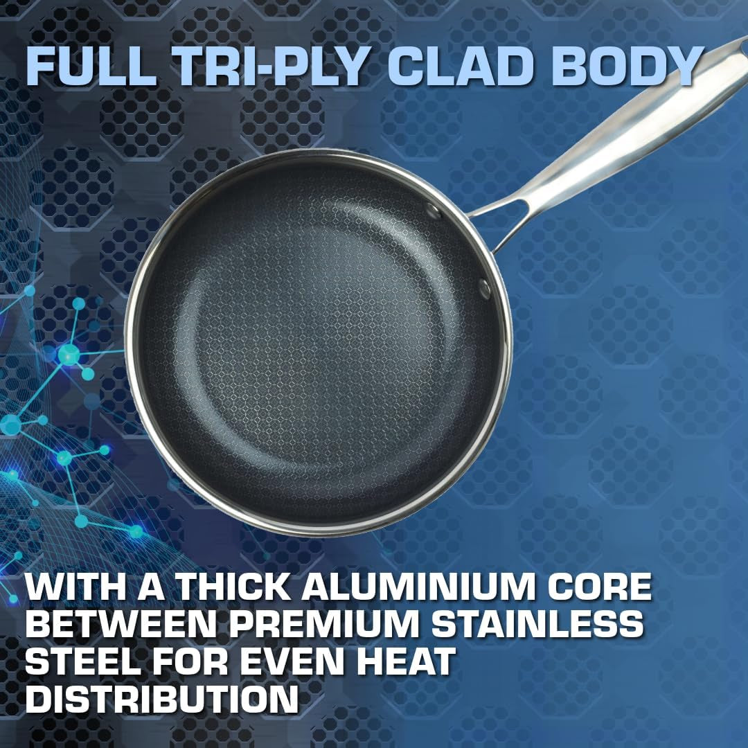 geoclad-ceramic-hybrid-non-stick-8-fry-pan-stainless-steel-sear-surface-geometric-pattern-tri-ply-clad-body-pfoa-free-dk-gray-ss