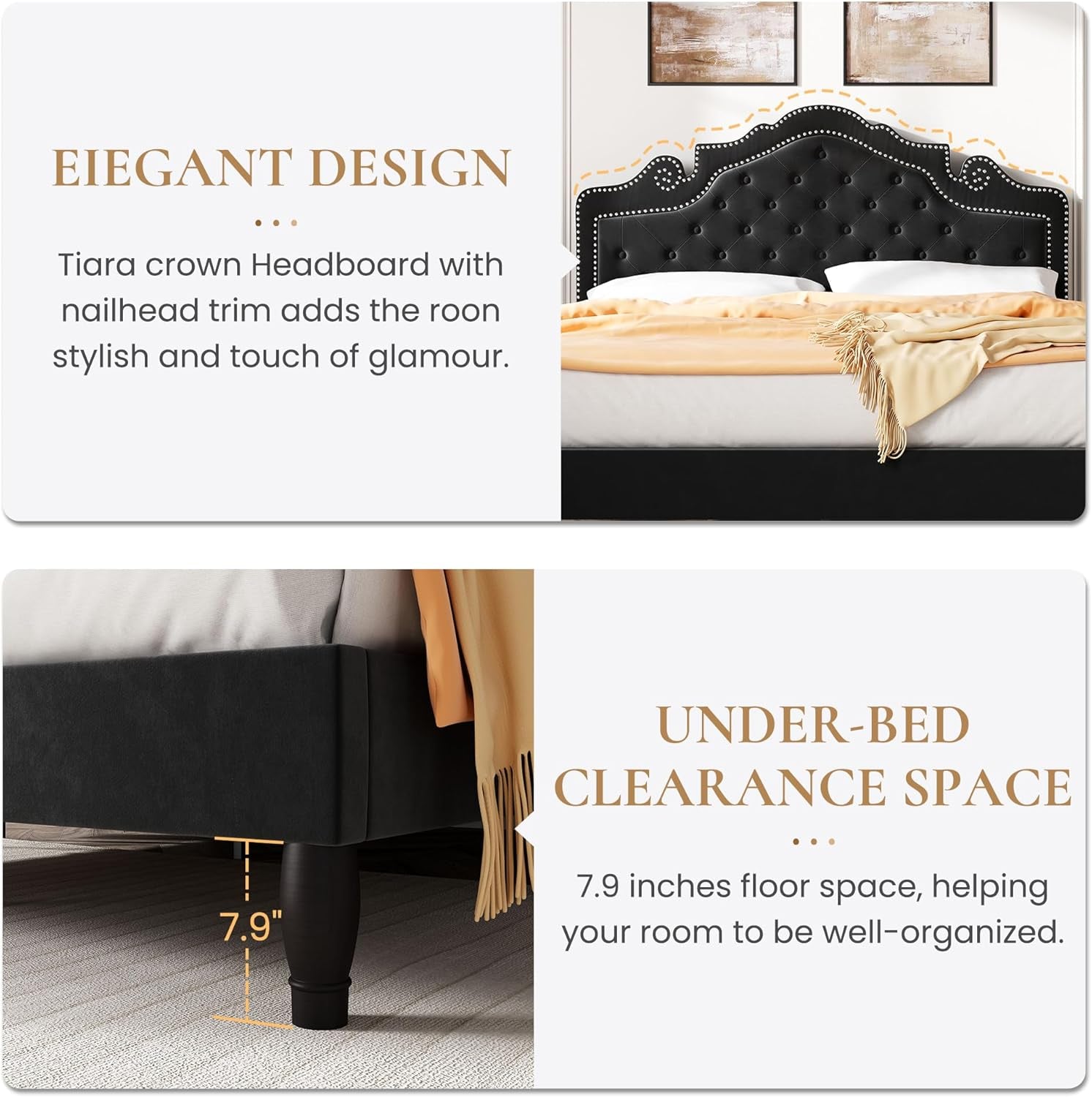 queen-bed-frame-with-adjustable-headboard-velvet-upholstered-diamond-button-tufted-and-metal-studs-no-box-spring-needed-wood-slat-support-easy-assembly-black