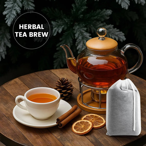 Cold Brew Bags, 120 Count Brew Coffee Filter Bags, 4X6 Inch | Disposable Fine Mesh Drawstring Pouches, Fits Mason Jars & French Press, Ideal for Cold Brew, Coffee, Tea, Herbs & Spices8