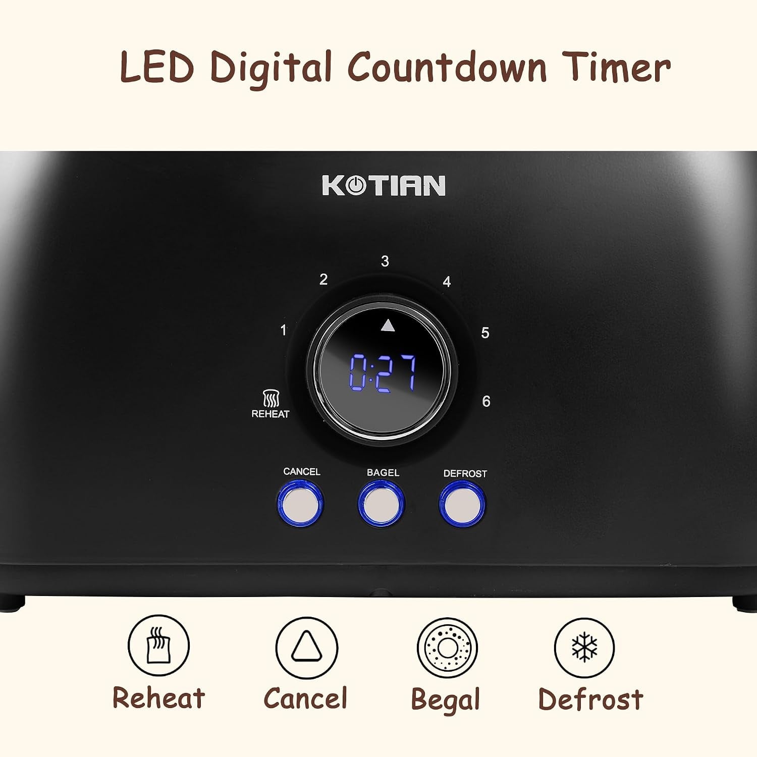toaster-4-slice-retro-long-slot-toasters-with-countdown-timer-stainless-steel-toaster-bagel-defrost-reheat-cancel-functions-extra-wide-slots-6-toast-settings-removable-crumbs-tray-matte-black