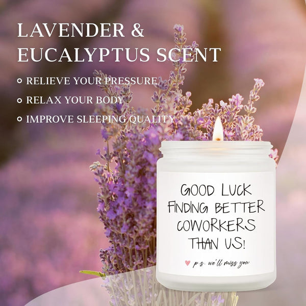 Coworker Leaving Gifts for Women, Lavender Scented Candle(7Oz)5