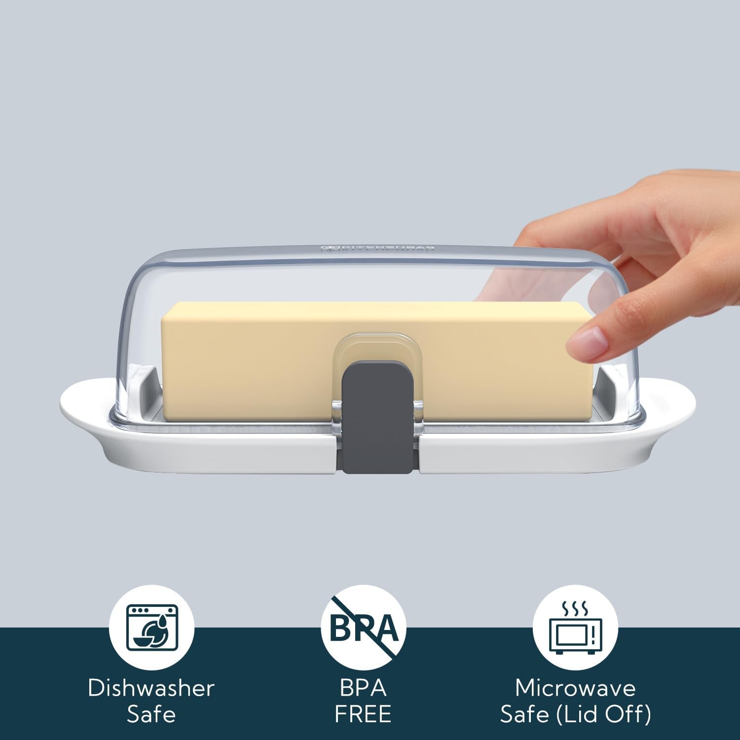 one-handed-airtight-butter-dish-with-lid-for-countertop-and-refrigerator-door-shelf-butter-holder-with-one-press-to-open-close-secure-latching-buckle-for-west-east-coast-butter-white