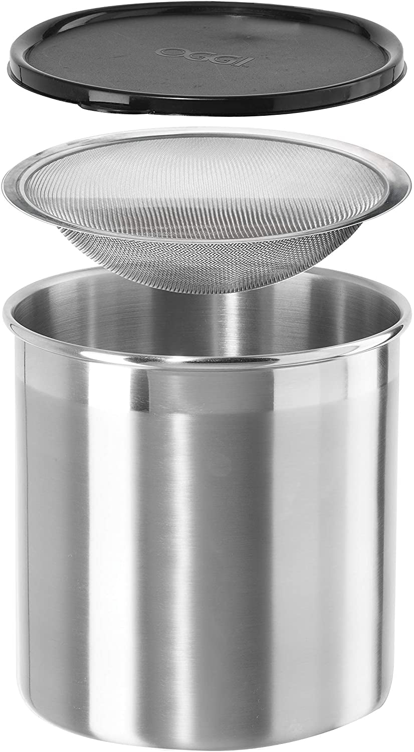 oggi-stainless-steel-jumbo-grease-container-with-removable-strainer-and-snug-lid-perfect-container-for-fryer-oil-bacon-drippings-lard-and-ghee-oil-large-capacity-can-1-gall-4-qt-3-75-lt